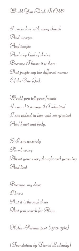 Hafiz Poem